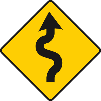 Series of dangerous bends ahead