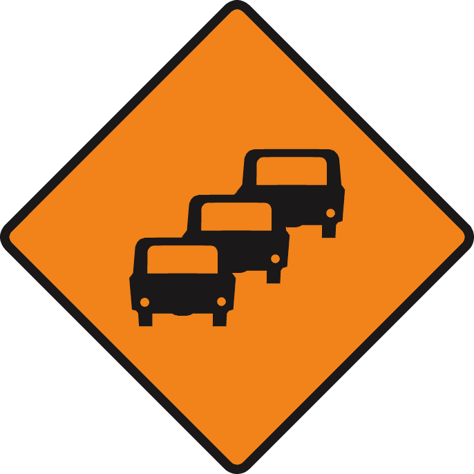 Traffic queues likely ahead
