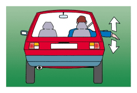 The driver intends to slow down or stop