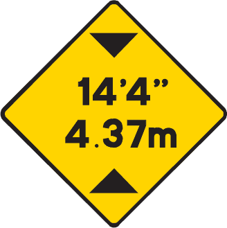 Low bridge up ahead