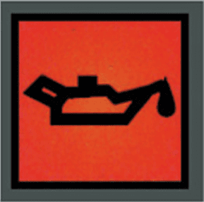 Low engine oil level