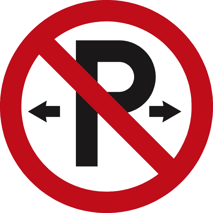 Parking prohibited