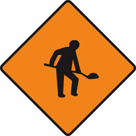 Roadworks ahead