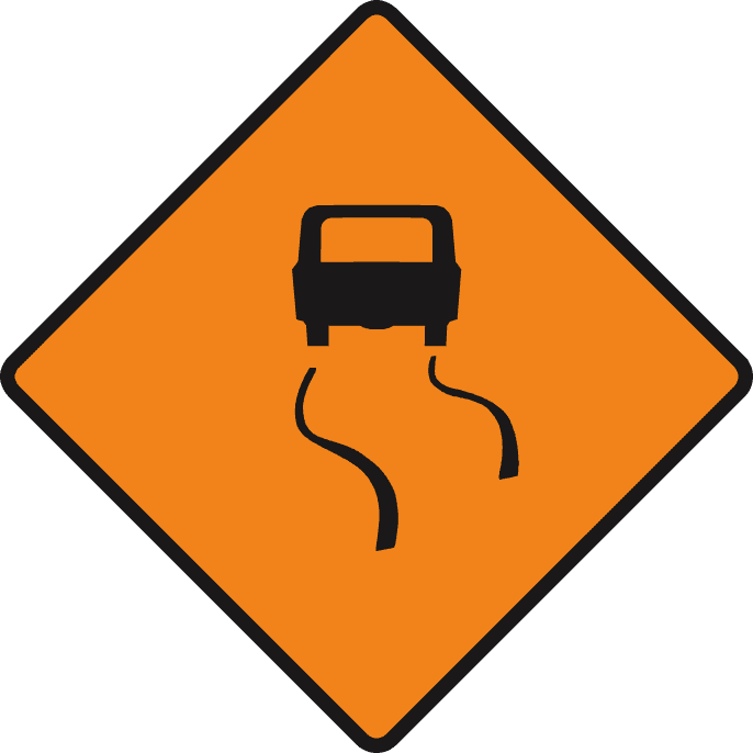 Slippery road